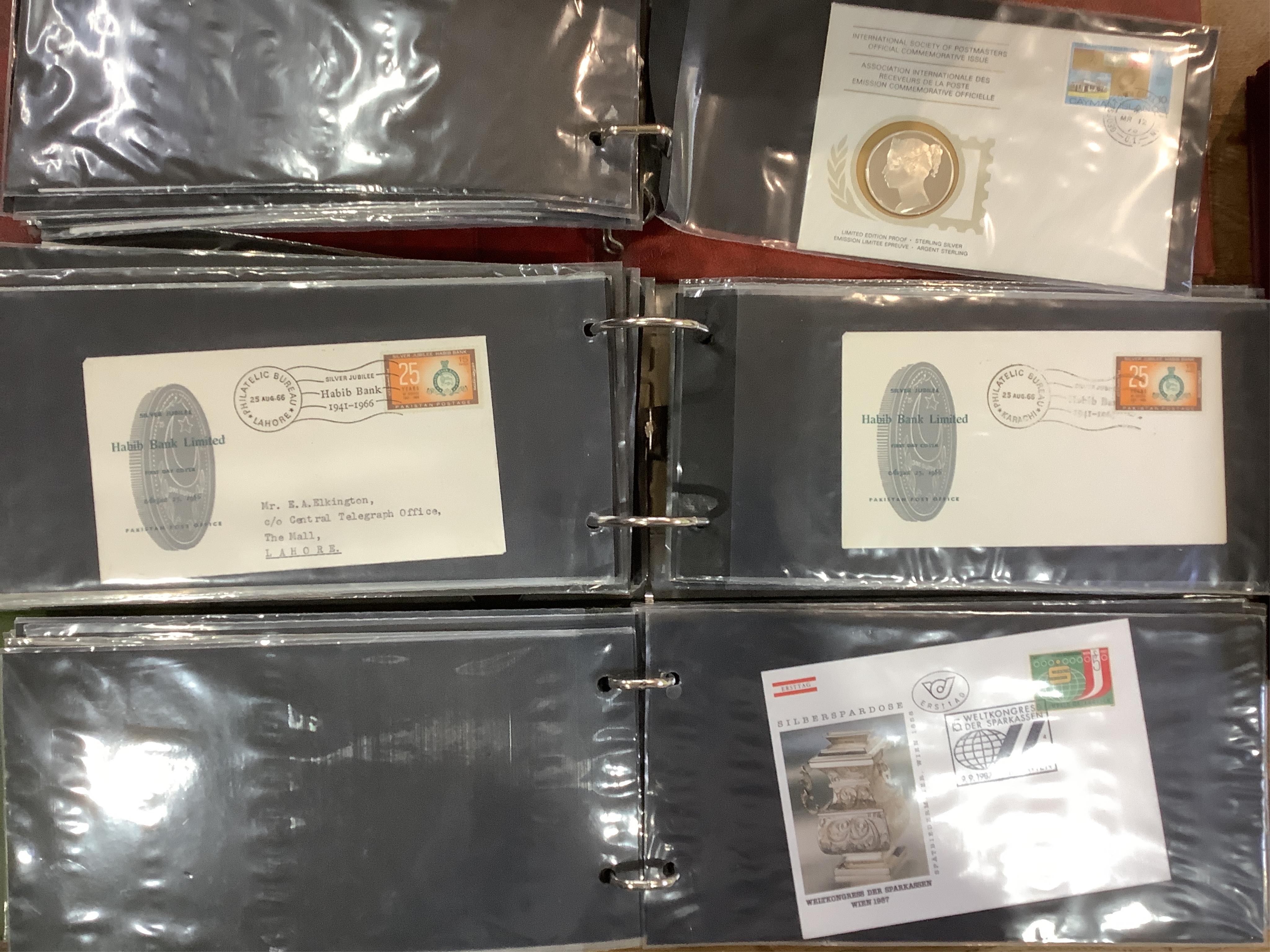 A collection of First Day Covers some relating to coins and medals including Royal Mint proof coin F.D.C's. Condition - fair to good